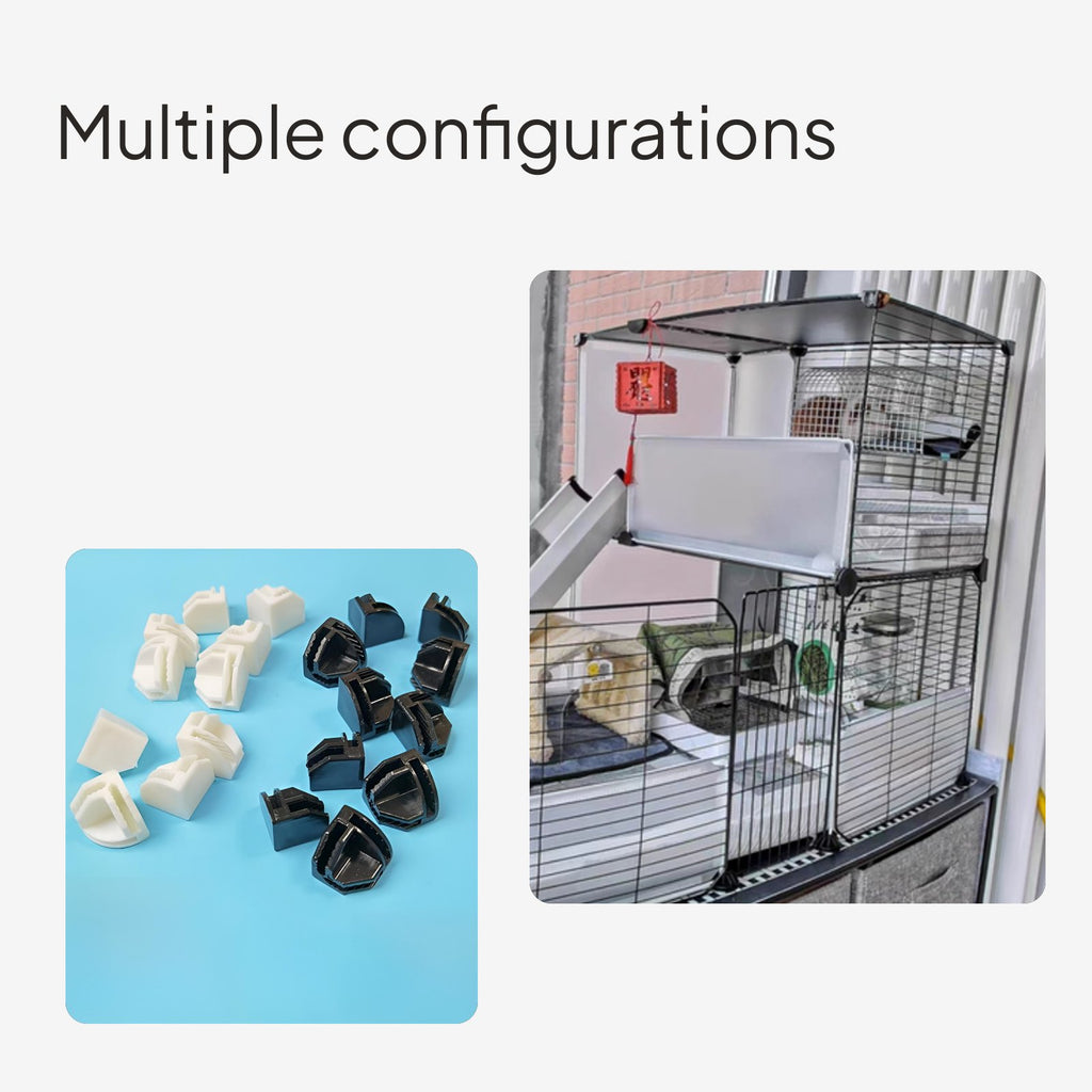 Pet Playpen Connectors DIY Clips for Cage Assembly