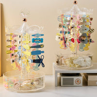 Rotating Hair Clip Organizer 360 Degree Rotation Rotating Hair Accessory Stand