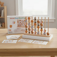 Child-Centered Bead Matching Toy Early Education Creature Bead Matching Game