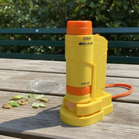 Portable Kids Microscope Binoculars Lightweight Children's Discovery Observation Tool High Magnification Learning Tool for Outdoor Exploration