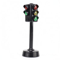 Mini Traffic Light Plastic Learning Playset Pretend Play for Children