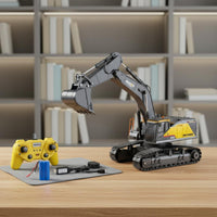 Wireless-Controlled Digger Alloy Body Construction Vehicle Rechargeable Battery