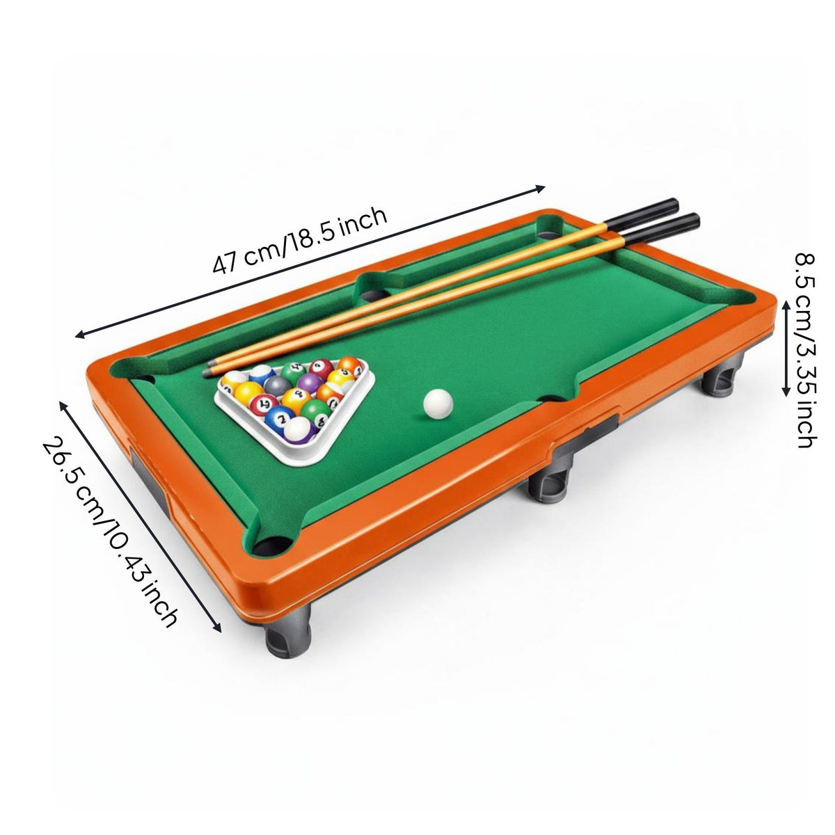 Mini Billiard Table Educational Tabletop Billiard Game Parent-Child Interaction