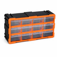 Compact Size Easy Visibility Parts Drawer Cabinet Wall Mount Organizer
