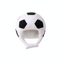 Furry Soccer Hat Cute Soccer Head Hat Comfortable to Wear for Photo