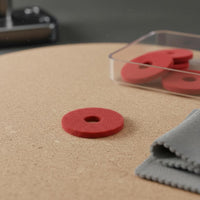 Red Piano Key Washer Long-Lasting Piano Textile Washer Long Wearing