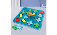 Reasoning Maze Brain Teaser Toy Colorful Marble Maze Board Hand-Eye Coordination