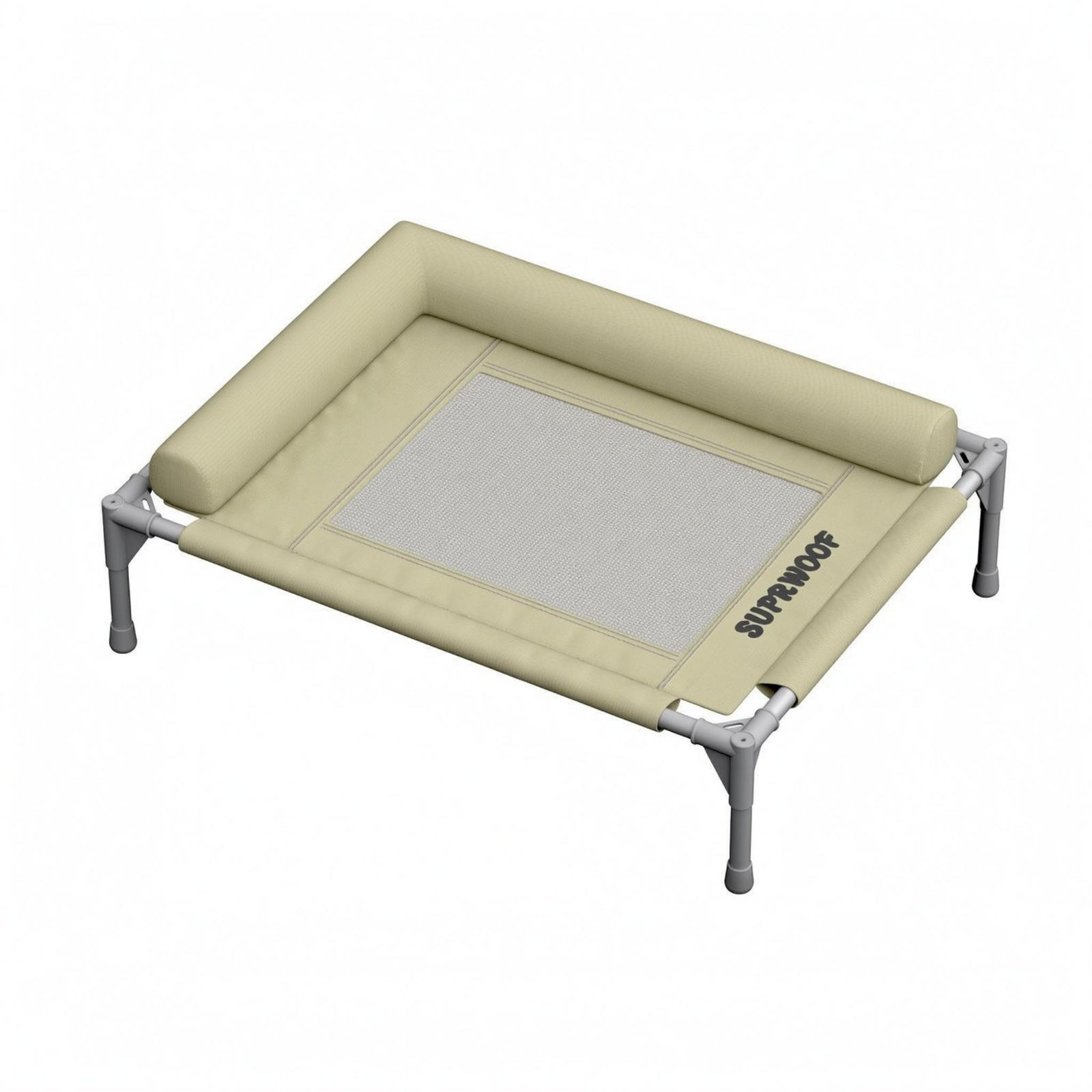 Raised Mesh Dog Cot Rectangular Frame Pet Furniture Washable