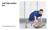 Labyrinth Balance Board Textured Top Fitness Equipment Rounded Rectangular