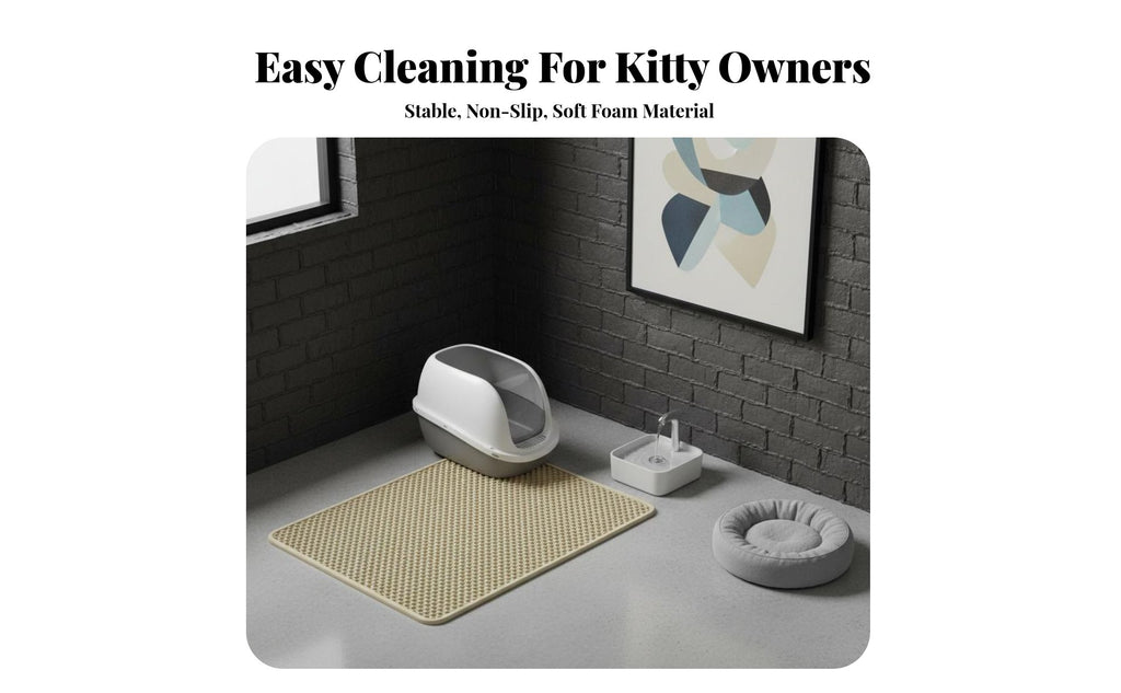 hexagonal Litter collectping Mat Waterresistant hexagonal collectping Mat for Home, felines