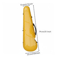 Carbon Fiber Violin Case Shockproof Violin Case Crushproof for Performance