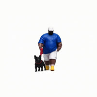 Hand-Painted Miniature Craft-Style Resin Figurine