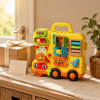 Busy House Gift Young Child Busy Board Safe Materials for Young Children