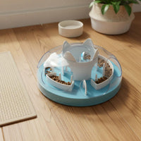 Feline Food Maze Mental Stimulation Slow Feeder Feline Bowl Adjustable
