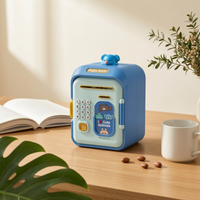 Electronic Piggy Bank Play Bills Biometric Piggy Bank Charging Cable