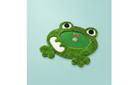 Central Cup Hole Frog Putting Mat Raised Eyes Floating Golf Putting Mat Target Marker Floating Golf Green Artificial Grass