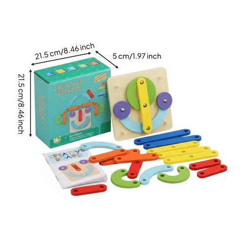 Two Player Board Game Logical Thinking Development Pegboard Brain Teaser Set