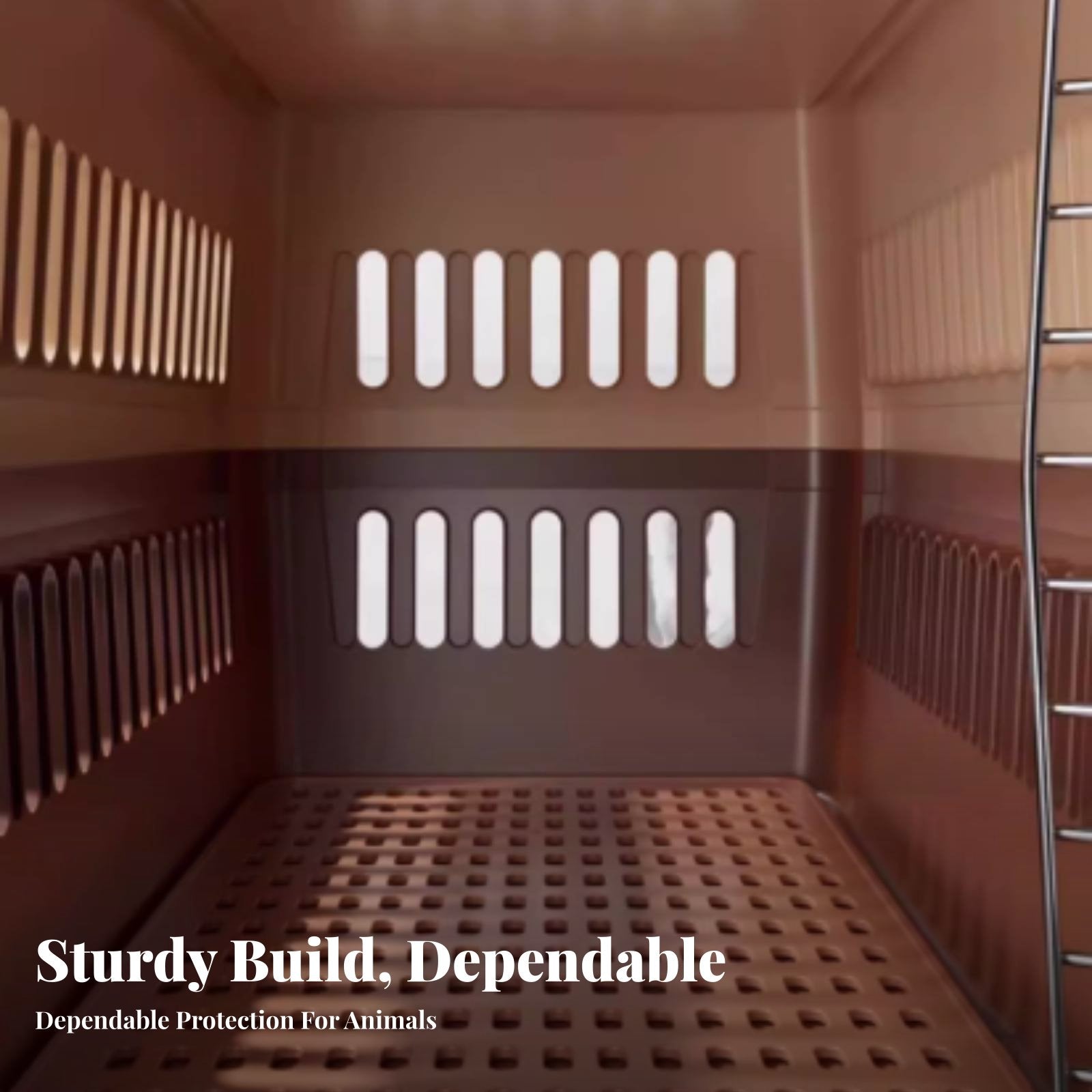 Hard-Shell Kennel Portable Hard-Sided Travel Kennel Sturdy for Car
