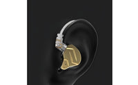 Metal Earbud Headphones with Voice Pickup Inner-Ear Gaming Headset for Computer