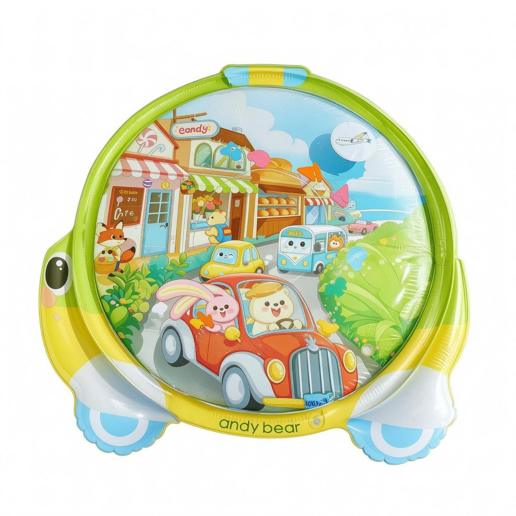 Inflatable Water Play Mat Raised Edge Baby Water Play Mat Floor Use for Infants