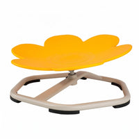 Flower Balance Chair Early Education Flower Shape Rotating Seat 360° Rotation Rotating Sensory Chair for Kids, Kindergarten, Sensory Space, Playroom