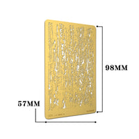 4 Pieces Wood Grain Masking Plate Assorted-Pattern Wood Texture Template