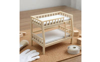 Miniature Double Bed DIY Dollhouse Bunk Bed Detailed Craft for Photo Props