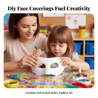 Unpainted Paper Pulp Mask DIY Project Blank Paper Pulp Masquerade Form