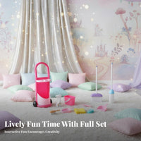 Kids Broom and Mop Set Role-Playing Fun Toy Cleaning Cart Set Educational Childrens Cleaning Tools for Girls, Young Children