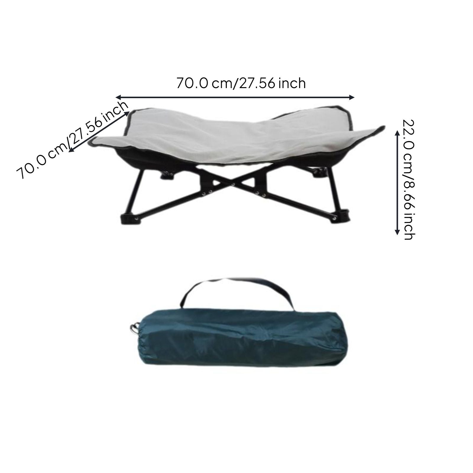 Waterproof raised pet bed