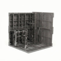 Hangar Scene Board Molded Panels Display Scene Backdrop Freestanding
