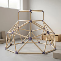 Geodesic Climbing Dome Square Stage Indoor Climbing Dome Multi-Sided Base for Children