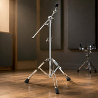 Extendable Cymbal Stand Universal Joint Adjustment Straight Cymbal Stand Heavy Duty Finish Musical Equipment for Stage