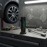 Attaching Camber Gauge Easy to Read Car Camber Alignment Tool for Mechanics