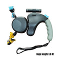 Tangle Tangle-Resistant Double Dog Leash Shock Absorbing Double Retractable Dog