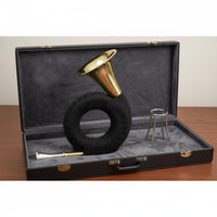 B Flat Brass Instrument Includes Stand French Brass Instrument Portable for Band
