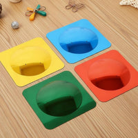 4 Pieces Interactive Sensory Wall Mirror Visual Bubble Wall Mirror Child-Centered Classroom Display for Preschoolers