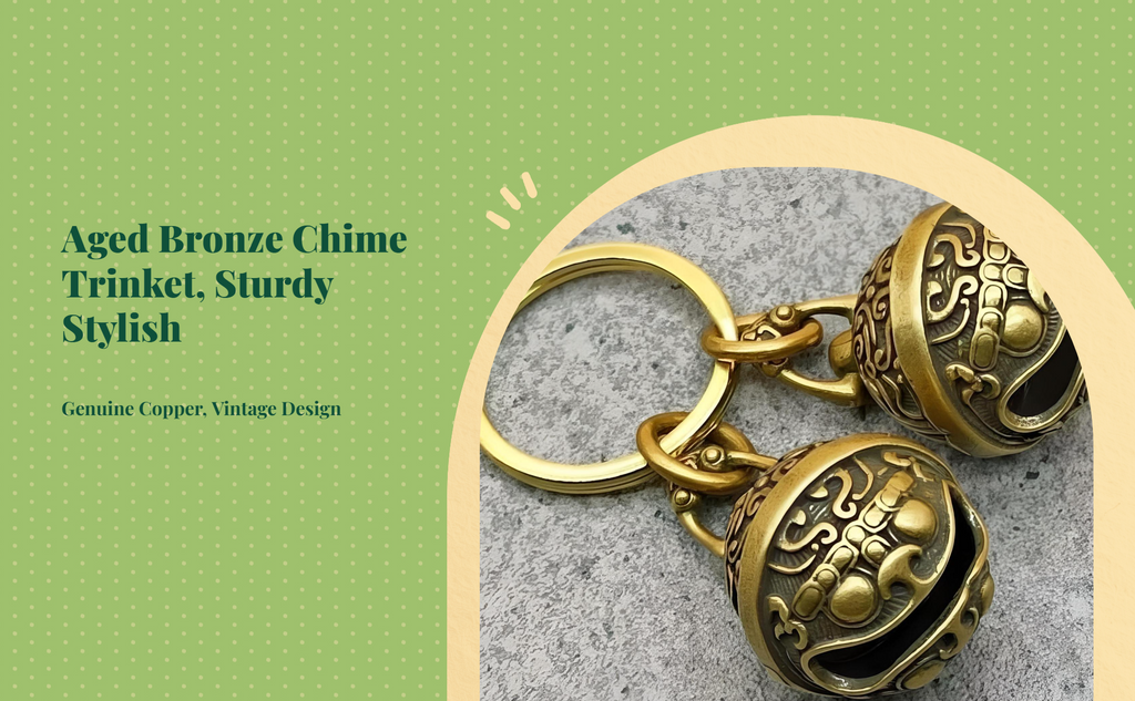 Copper Pet Bell, Leash & Collar Decoration, Anti-Loss, Metal