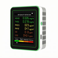 Home Gadget Rechargeable Battery Handheld Air Quality Monitor Rectangular
