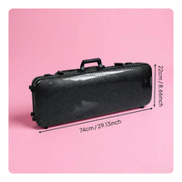 12 Holes Chinese Bamboo Flute Case carbon fiber Storage Box Waterproof Musical Instrument Accessory for Instrumentalists, Performance, Travel