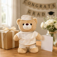 Medical Teddy Bear Soft Stuffed Creature Light Brown