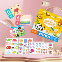 36 Pieces Water Reveal Sticker Cards Static Cling Mystical Water Painting