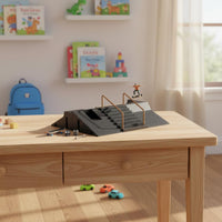 6 in 1 Finger Skateboard Ramp Set Includes 3 Fingerboards for Desk, Kids, Teens