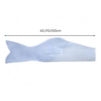 Carp-Shaped Wind Sock White Blank Windsock Creative Activity for Children
