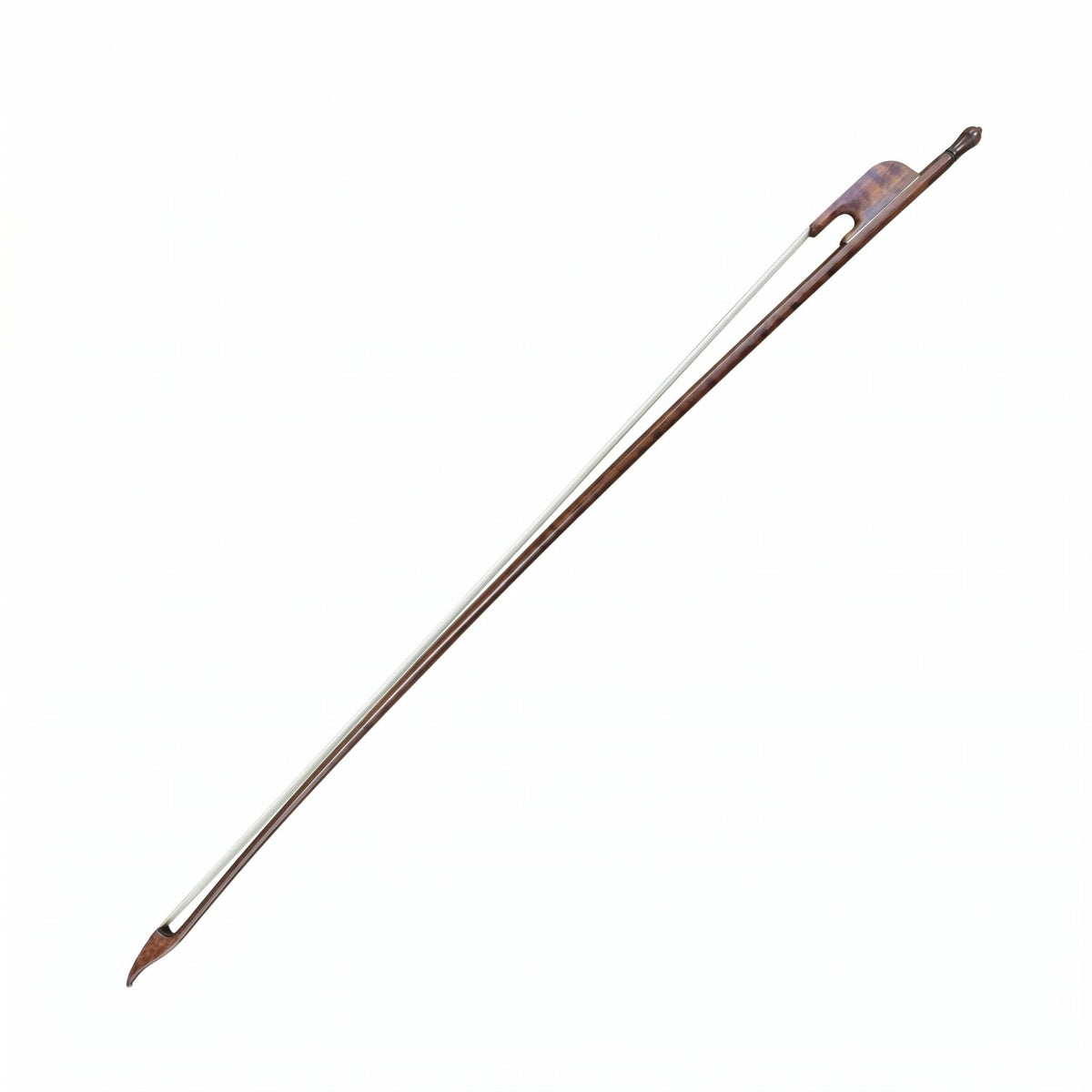 Baroque Cello Bow Shaped Frog Snakewood Cello Bow Wooden Finish