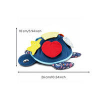 Hide-and-Seek Soft Turtle Ocean-Themed Stuffed Creature Interactive Play