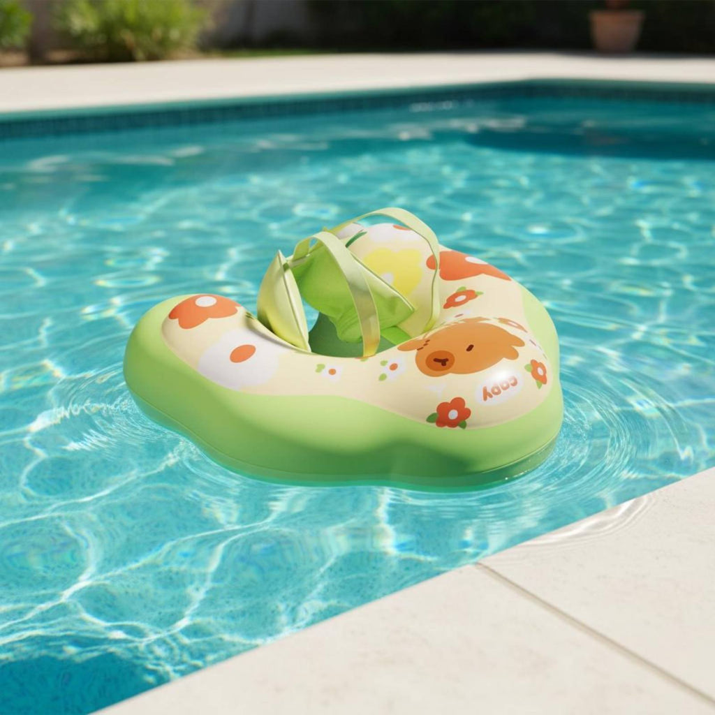 Baby Swim Float with Canopy UPF50+ Baby Buoy with Canopy Included for Swimming