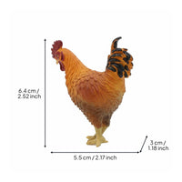Plastic Creature Simulation Toy Hand-Painted Realistic Poultry Figure