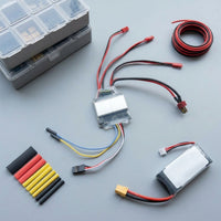 3-Channel ESC Easy Install RC Speed Controller with Switch Forward and Brake