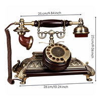 Antique Corded Telephone Ornate Corded Vintage Telephone Floral Scrollwork